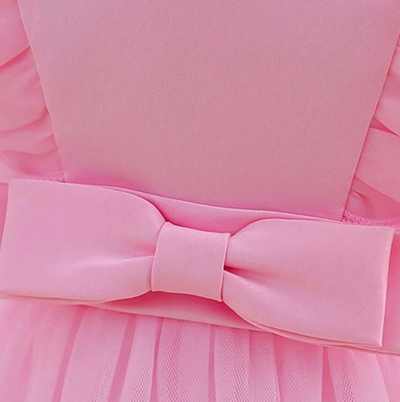 Pink Ruffled Toddler Dress - Picture 5 of 8